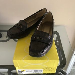 Joan & David bronze loafer